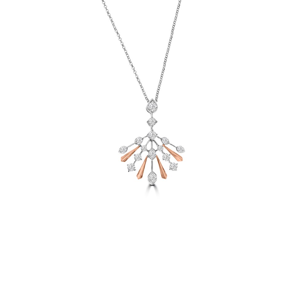 Diamond Starlight Chandelier Pendant with Chain