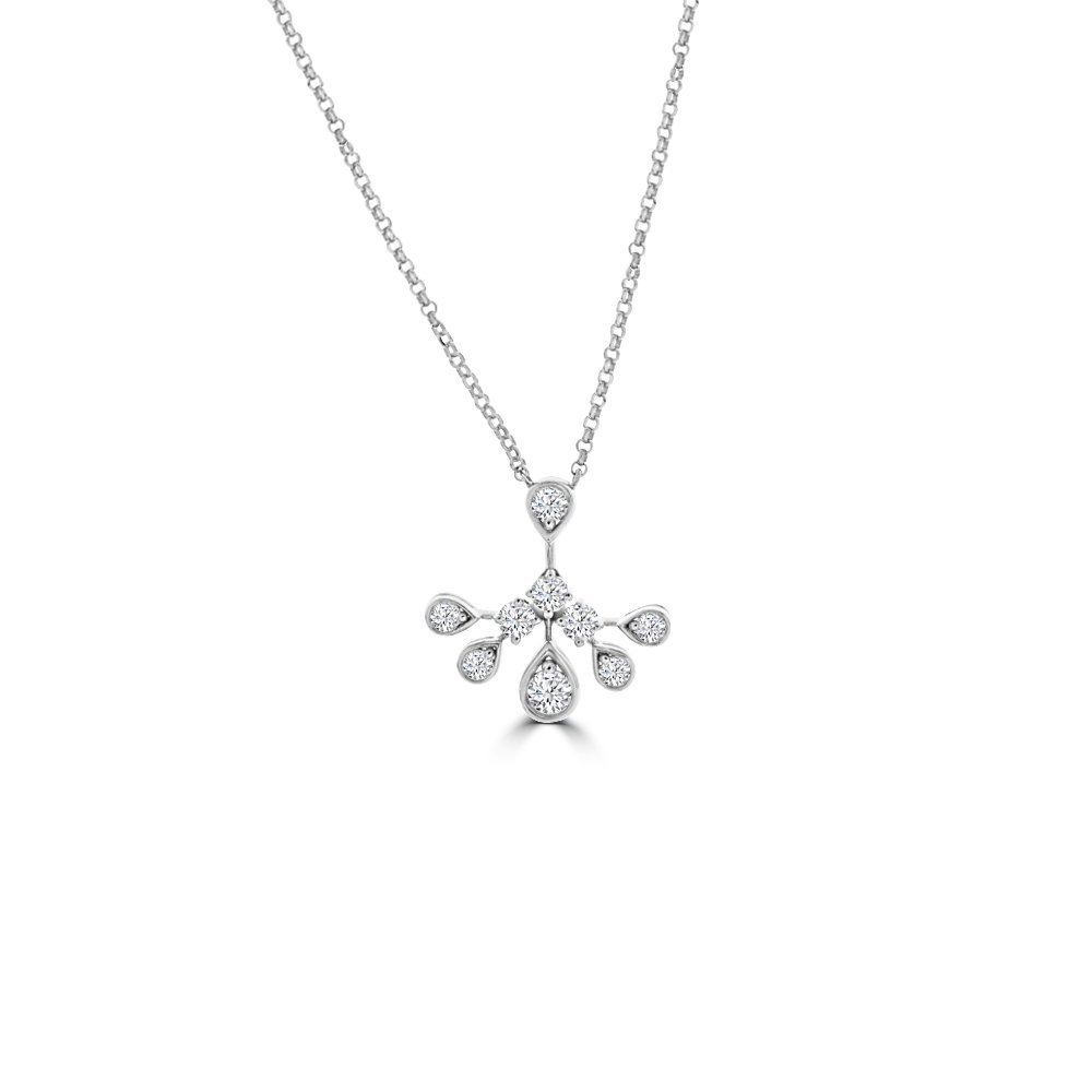 Diamond Starlight Chandelier Pendant with Chain