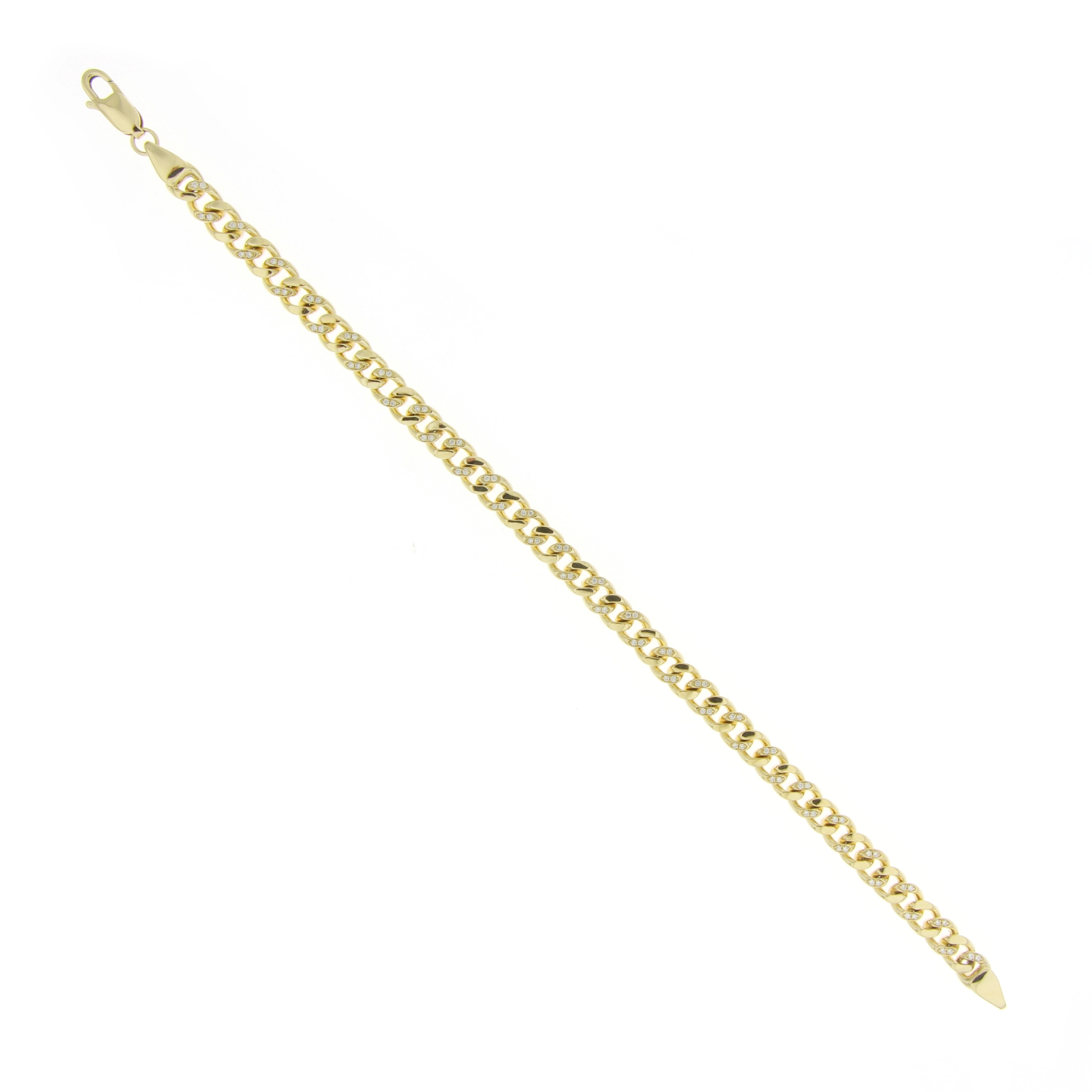 Diamond Curb Chain Bracelet