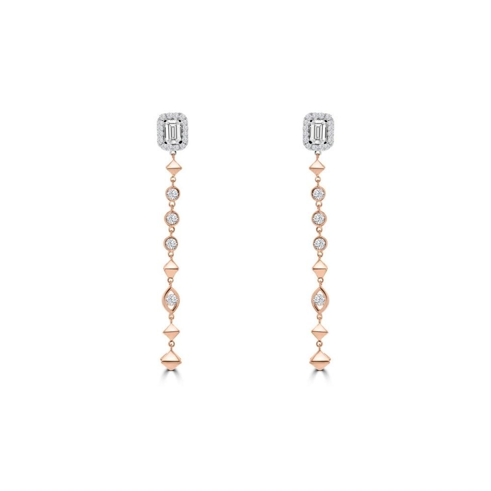 Diamond Drop Earrings