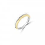 Diamond Grosgrain Ribbed Matching Ring