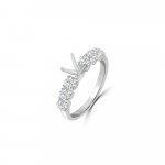Multi-Diamond Engagement Ring Mount