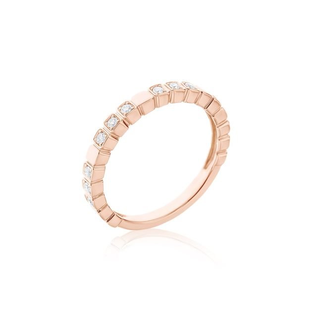 Wholesale Fine Jewellery 1 Ice Cube Diamond Ring Band