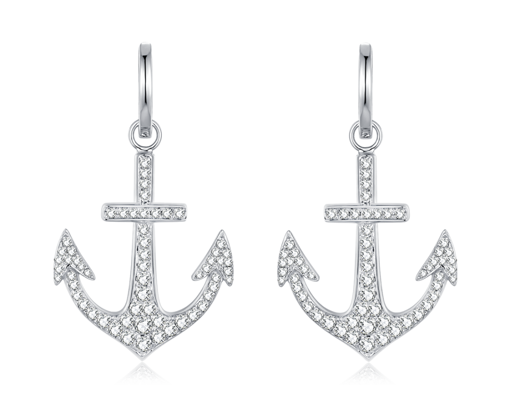 Anchor Earrings-Splendid Voyage-Fine Jewellery Reimaged
