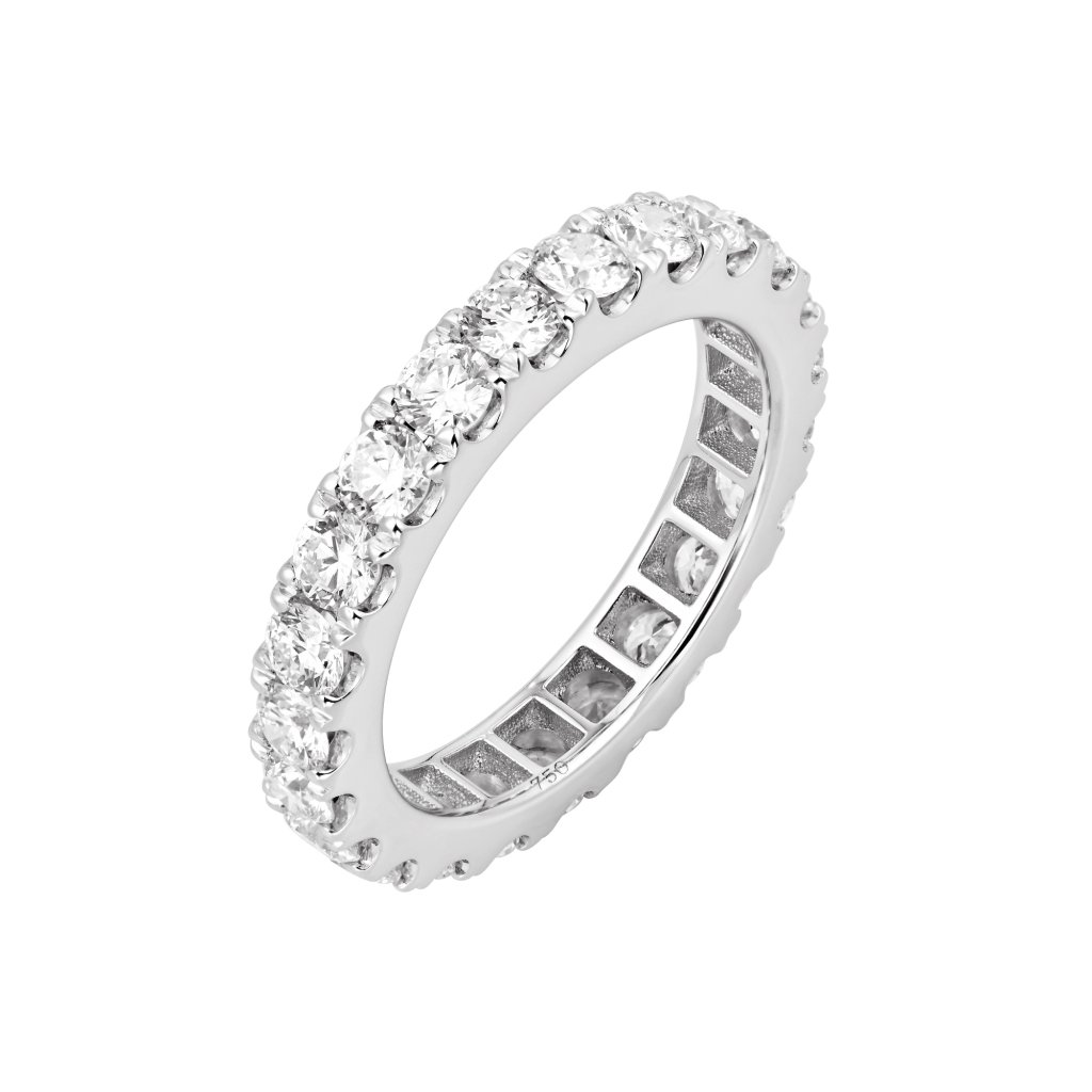White Gold Diamond Prong Ring - Afternoon Tea - Fine Jewellery Reimaged