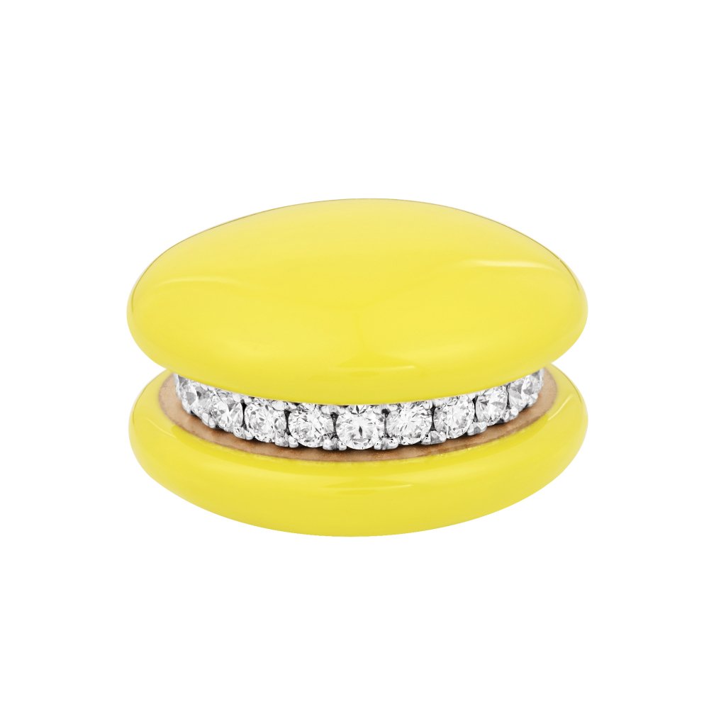 Yellow Macaron Ring - Afternoon Tea - Fine Jewellery Reimaged