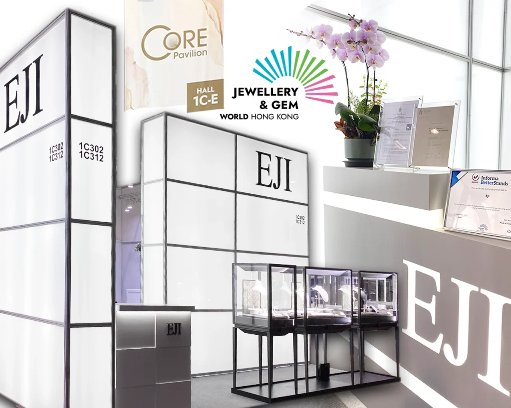 九月香港珠寶首飾展覽會 2025 1 九月香港珠寶首飾展覽會 2025 - EJI @ CORE展館 #1C302+312